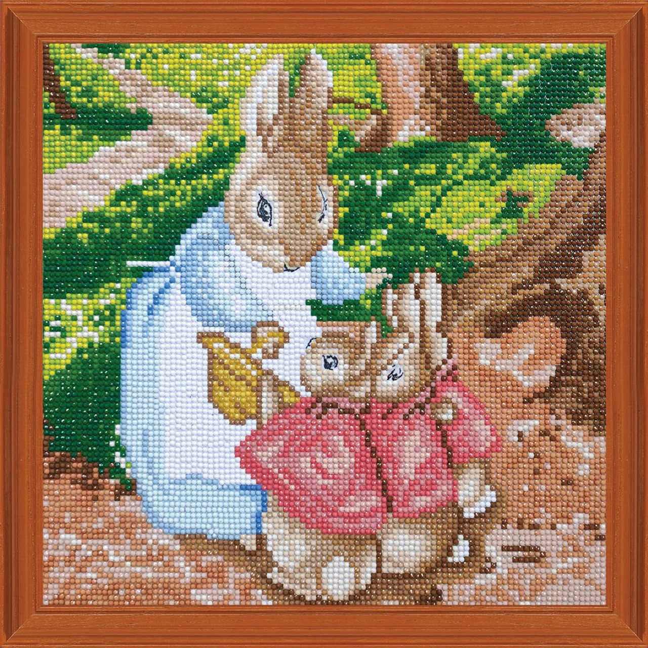 ダイヤモンドアートクラブ　Bunny in flower pot Bunny In Flower Pot – Diamond Art Club
