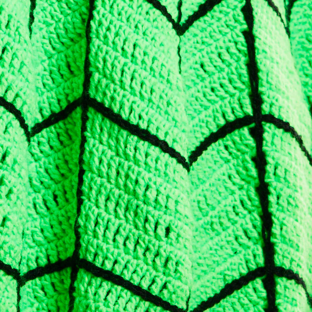 Herrschners Neon Web Poncho Crochet Kit