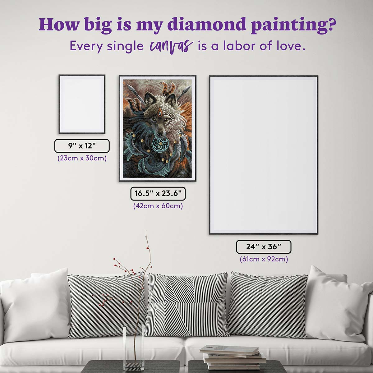 Diamond Art Club Wolf Dreamcatcher Diamond Painting