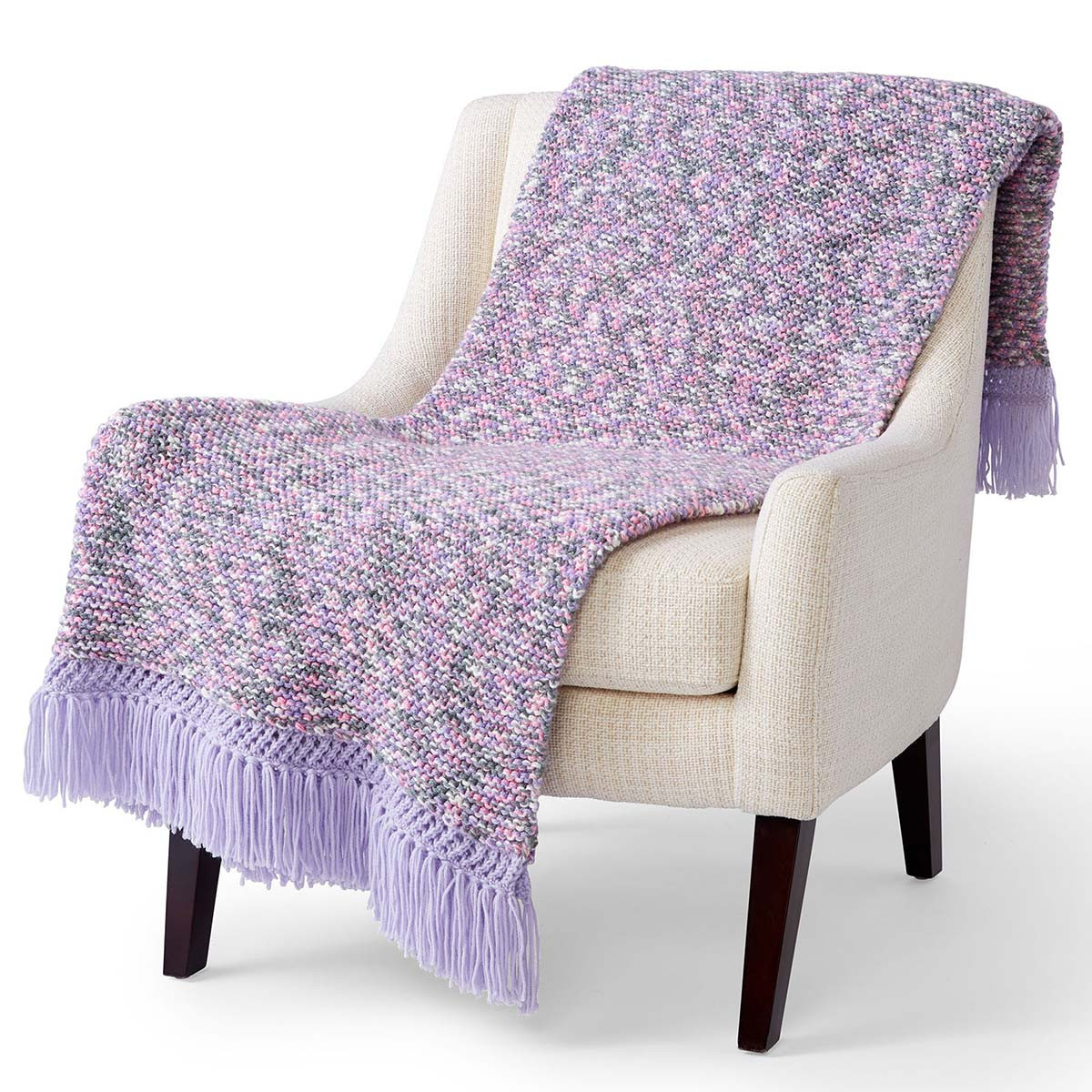 A❥︎ Caron Trimmed With Love Blanket Knit Kit