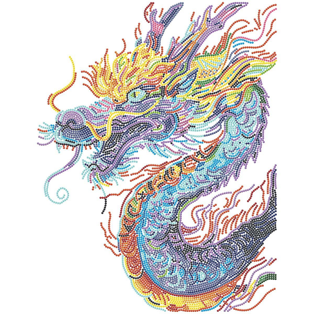 Diamond Dotz Neon Dragon Diamond Painting