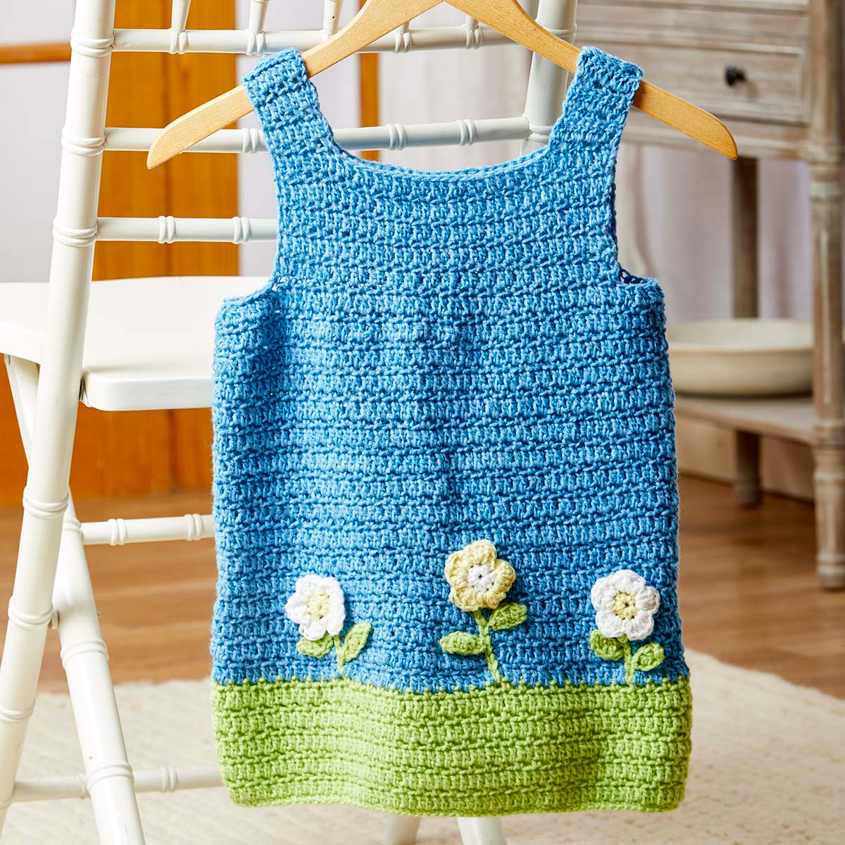Herrschners Daisy Daydream Dress Crochet Kit Herrschners Daisy Daydream Dress Crochet Kit