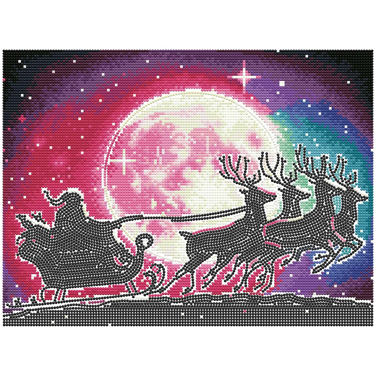 Diamond Dotz Santa's Sleigh Diamond Painting