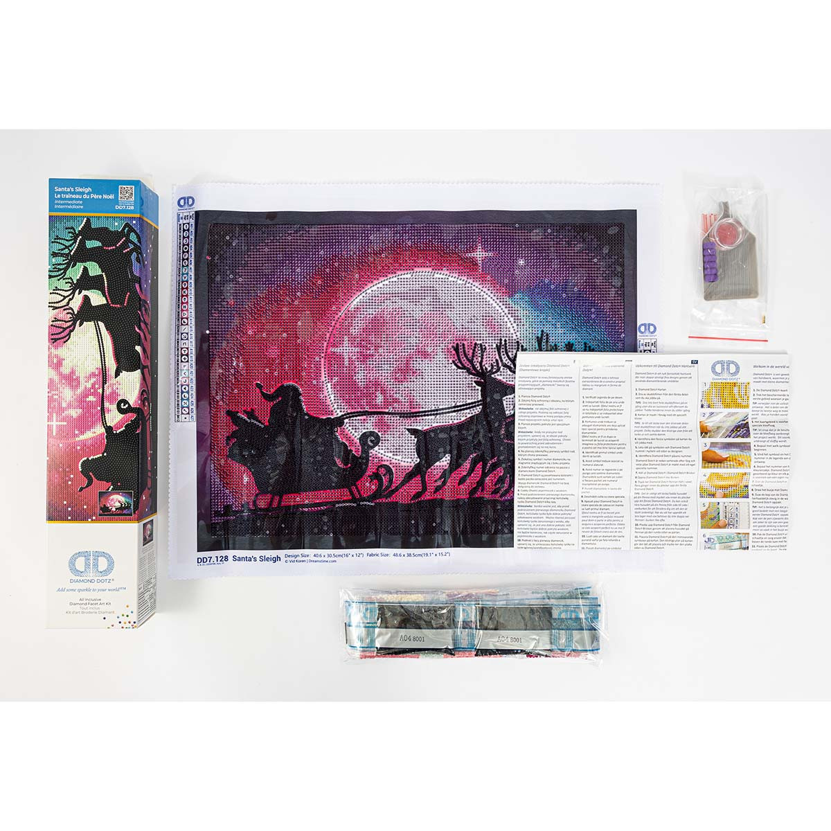 Diamond Dotz Santa's Sleigh Diamond Painting