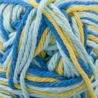 Craft Cotton Cone Yarn - Variant Image Cornflower Stripes