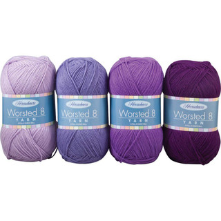 Herrschners Worsted 8 Gradient Yarn Pack - Variant Image Purples