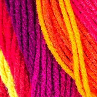 Red Heart Super Saver Stripes Yarn - Variant Image Fruity Stripe