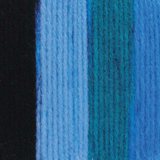 Bernat Super Value Stripes Yarn - Variant Image Oceana