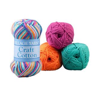 Village Yarn Craft Cotton Value Packs-Bag of 4 - Variant Image Cabana