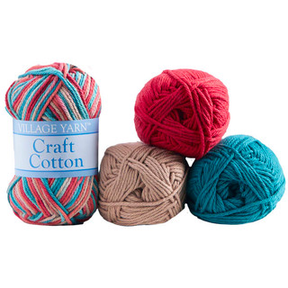 Village Yarn Craft Cotton Value Packs-Bag of 4 - Variant Image Apple Orchard