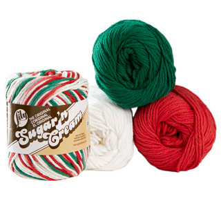 Lily Sugar 'n Cream Yarn Pack - Variant Image Mistletoe