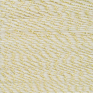 Aunt Lydia's Metallic Size 10 Crochet Thread - Variant Image Natural/Gold