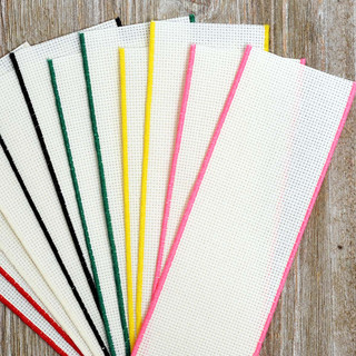 Craftways 14-Ct. Bookmarks Pre-Finished Needlework Fabric - Variant Image Ivory