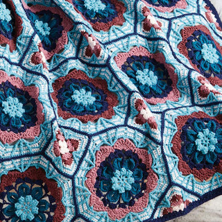 Herrschners Paragon Afghan Crochet Kit - Variant Image Jewels