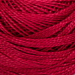 DMC #5 Perle Cotton Balls, Size 5 Needlework Thread - Variant Image Dark Red