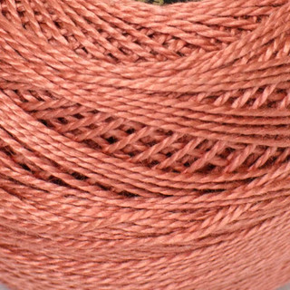 DMC #12 Perle Cotton Balls, Size 12 Needlework Thread - Variant Image Med. Terra Cotta