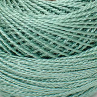 DMC #12 Perle Cotton Balls, Size 12 Needlework Thread - Variant Image Med. Blue Green