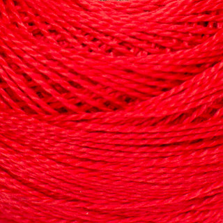 DMC #12 Perle Cotton Balls, Size 12 Needlework Thread - Variant Image Bright Red
