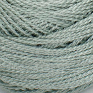 DMC #12 Perle Cotton Balls, Size 12 Needlework Thread - Variant Image Lt. Green Gray