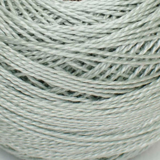 DMC #12 Perle Cotton Balls, Size 12 Needlework Thread - Variant Image Very Lt. Green Gray