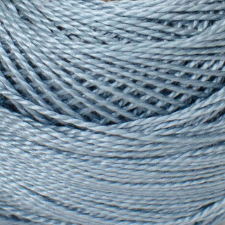 DMC #12 Perle Cotton Balls, Size 12 Needlework Thread - Variant Image Lt. Antique Blue