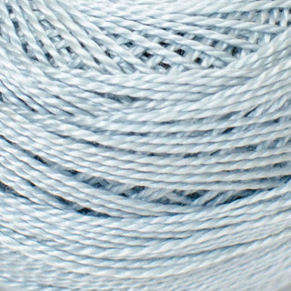 DMC #12 Perle Cotton Balls, Size 12 Needlework Thread - Variant Image Ultra Very Lt. Antique Blue