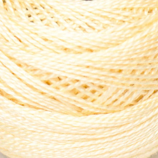 DMC #12 Perle Cotton Balls, Size 12 Needlework Thread - Variant Image Ultra Pale Yellow