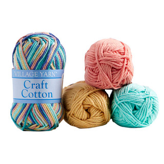 Village Yarn Craft Cotton Value Packs-Bag of 4 - Variant Image Poolside