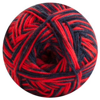 Herrschners Travel Blanket Crochet Afghan Kit - Variant Image Red/Blue