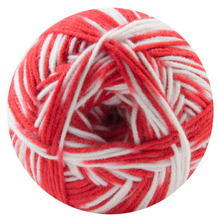 Herrschners Travel Blanket Crochet Afghan Kit - Variant Image Red/White