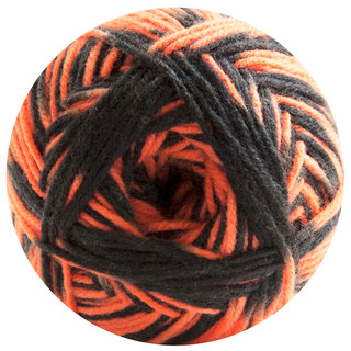 Herrschners Travel Blanket Crochet Afghan Kit - Variant Image Orange/Black