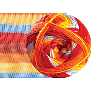 Herrschners Evolutions Crochet Afghan Kit - Variant Image Beach Day