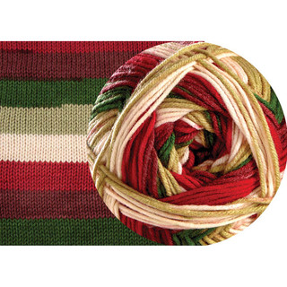 Herrschners Evolutions Crochet Afghan Kit - Variant Image Very Merry