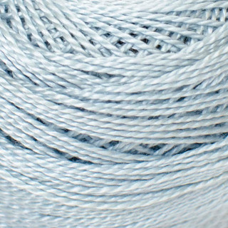 DMC #5 Perle Cotton Balls, Size 5 Needlework Thread - Variant Image Ultra Very Light Antique Blue