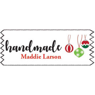 Herrschners Roll of 20 Personalized Labels - Variant Image Handmade Christmas