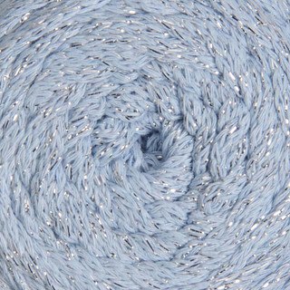 Herrschners Macrame Sparkle Yarn - Variant Image Blue Ice