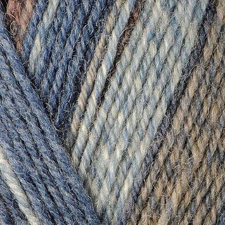 Patons Kroy Socks Yarn - Variant Image Blue Brown Marl