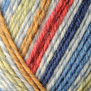 Patons Kroy Socks Yarn - Variant Image Blue Striped Ragg