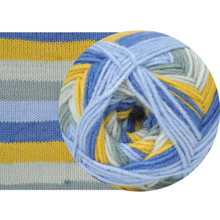 Herrschners Worsted 8 Stripes Yarn - Variant Image Hydrangea