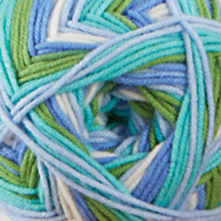 Herrschners Enchanted Ripples Baby Blanket Crochet Kit - Variant Image Sea Creature