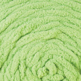 Herrschners Fuzzy Fleece Blanket Knit Kit - Variant Image Lime