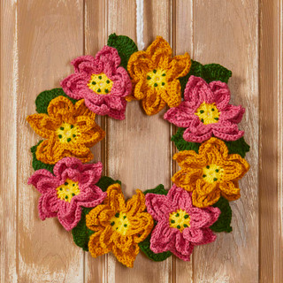 Herrschners Seasonal Wreaths Crochet Kit - Variant Image Summer