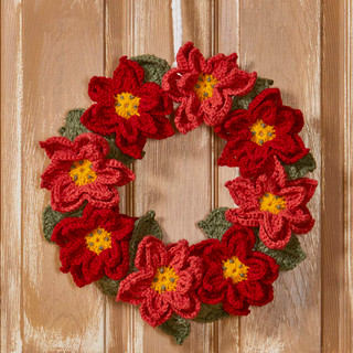 Herrschners Seasonal Wreaths Crochet Kit - Variant Image Winter