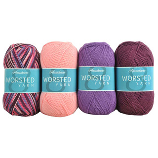 Herrschners Worsted 8 Multis Yarn Pack - Variant Image Crushed Berries
