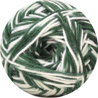 Herrschners Travel Blanket Crochet Afghan Kit - Variant Image Dark Green/White
