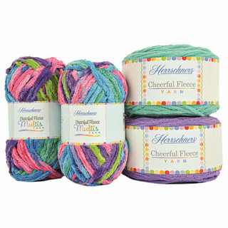 Herrschners Cheerful Fleece Multis Yarn Pack - Variant Image '90s Vibes