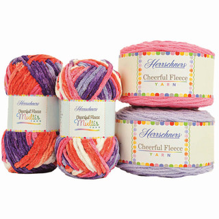 Herrschners Cheerful Fleece Multis Yarn Pack - Variant Image Tulips