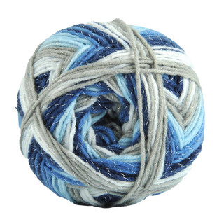 Herrschners Worsted 8 Holiday Sparkle Yarn - Variant Image Frosty