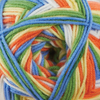 Herrschners Sherbet Swirls Blanket Crochet Kit - Variant Image Carnival
