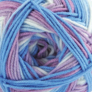 Herrschners Sherbet Swirls Blanket Crochet Kit - Variant Image Hydrangea